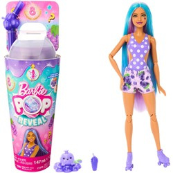 Lalka Barbie Pop Reveal Fruit Series zestaw z 8 niespodziankami winogrona