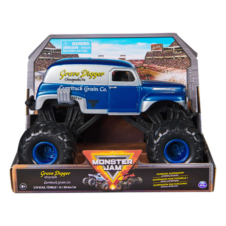 Monster Jam Metalowy Pojazd 1:24 Grave Digger