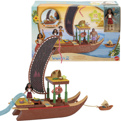 Zestaw figurka i akcesoria Disney Vaiana 2 Adventure Canoe 10 elementów