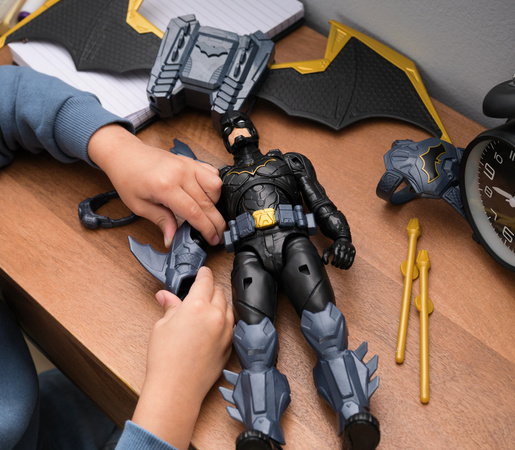 DC Comics Batman Adventures duża figurka lalka mroczny rycerz nocnego nieba 30 cm + akcesoria 7 elementów