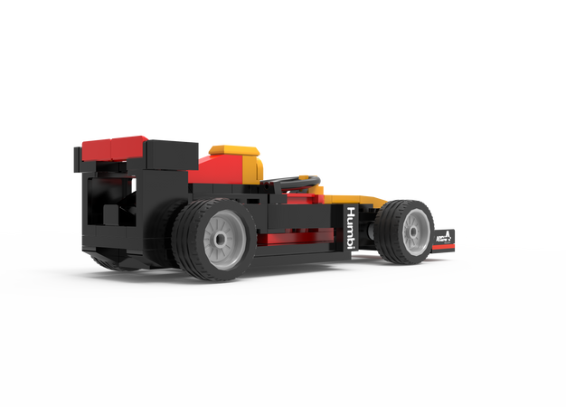 Klocki konstrukcyjne CaDA wyścigówka Samochód wyścigowy Formuła Klockon 123 elementy