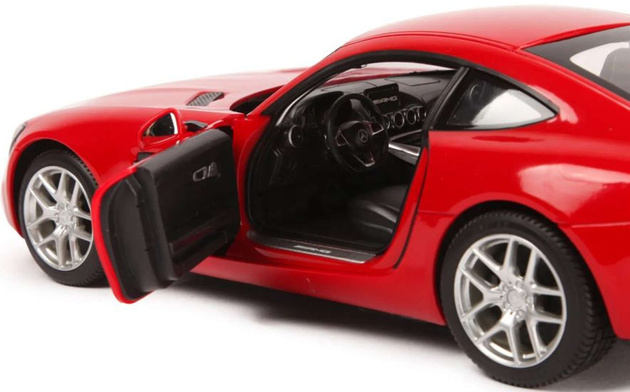 Zdalnie sterowane auto Mercedes-AMG GT RC czerwony pojazd sportowy 1:14 Rastar