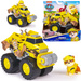 Psi Patrol Rubble Rescue Wheels Terenówka Pojazd Budowlany Z Figurką 6cm Monster Truck Buldożer