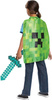 Minecraft kostium Halloween, strój karnawałowy zestaw miecz + peleryna Creeper