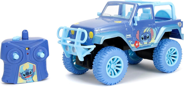 Disney Stitch Zdalnie Sterowany pojazd Jeep Wrangler RC