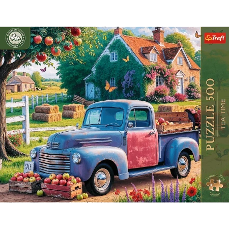 Puzzle 500 Tea Time Samochód Farmera