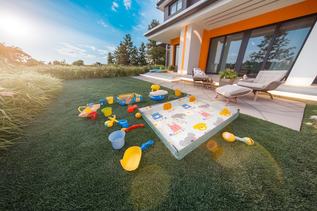 Dwustronna Składana Mata Edukacyjna 2w1 z pianki XPE Podłogowa Bezpieczna Humbi 200x180 cm z rzepami