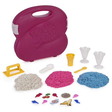 Kinetic Sand Scents Walizka Zestaw Lodziarnia pachnący piasek kinetyczny + akcesoria