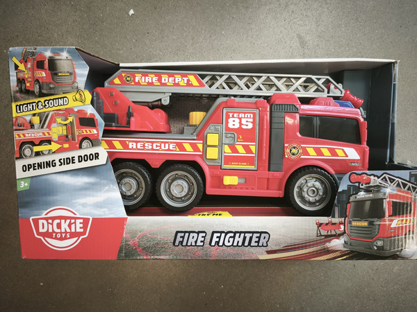 OUTLET Straż pożarna interaktywny Wóz strażacki 36 cm ze światłem i dźwiękiem WADLIWY