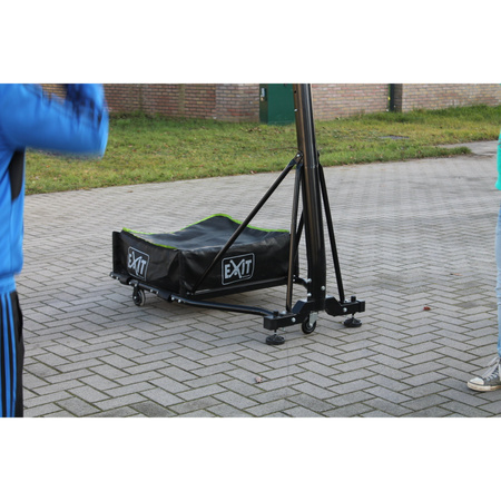 Kosz do gry Koszykówka Regulowany zestaw do wsadów stojący przenośny na kółkach Galaxy 116x77 cm