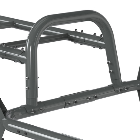 Siłownia Fitness GetSet PS610 Stacja treningowa siłowa gimnastyczna Stanowisko do ćwiczeń: drążki, ławka, stojak, worek, lina, drabinka, kółka