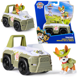 Psi Patrol Pojazd z figurką Tracker pojazd Terenowy Jungle Cruiser