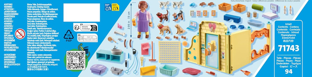 Playmobil My Life Zestaw Dom dla Szczeniaków 94 elementy