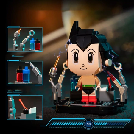 Klocki konstrukcyjne Pantasy Astro Boy Mini figurka 135 elementów