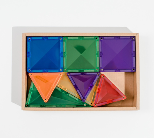 CONNETIX Rainbow Mini Pack Kreatywne klocki magnetyczne 24 elementy