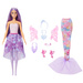 Barbie Zestaw Lalka Wróżka Syrenka Księżniczka + Akcesoria