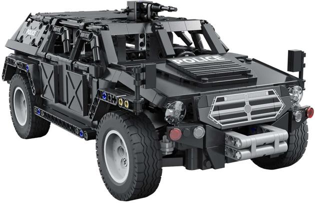 OUTLET Klocki Konstrukcyjne CaDA Samochód Terenowy Sterowane Auto RC Fierce Warrior SUV 561 el. Dual Mode USZKODOZNE OPAKOWANIE