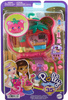Polly Pocket Zestaw Kompaktowy Truskawkowy Miś figurki + akcesoria
