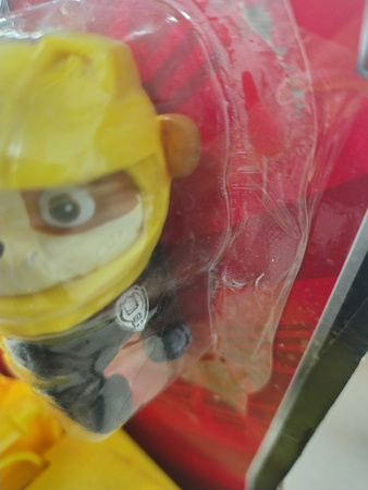 OUTLET Psi Patrol 2w1 Rubble Deluxe Moto Pups Motopieski Żółty Motocykl Motor Pojazd + figurka PRODUKT PO ZWROCIE