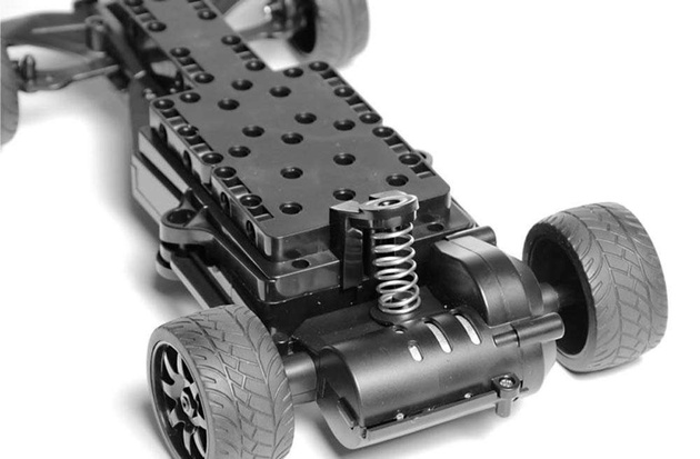 Klocki konstrukcyjne CaDA Auto sportowe czerwony samochód RC 32 cm wyścigówka 317 elementów