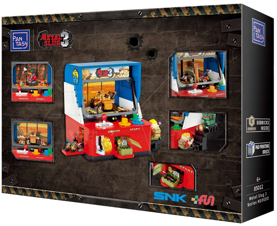 Klocki konstrukcyjne Pantasy Maszyna do gry arcade Metal Slug 3 Neogeo 1585 elementów