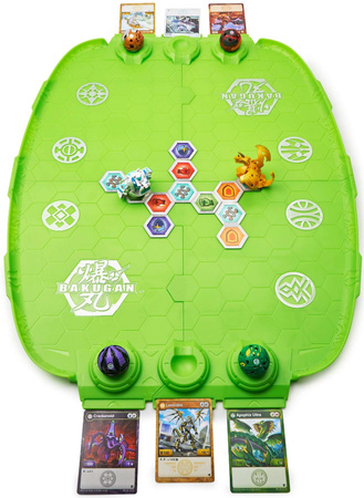 Bakugan Battle Arena Walk Evo + figurka Leonidas i karty