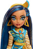 Zestaw Monster High Cleo de Nile mumia duża lalka 30 cm + akcesoria pupil ubrania Straszyceum