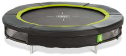 Trampolina ogrodowa ziemna sportowa Silhouette 183 cm czarna