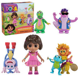 Dora Poznaje Świat Zestaw figurek fantastyczni przyjaciele 5 figurek