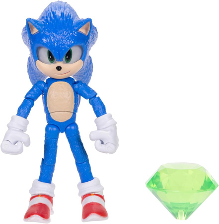 Figurka Sonic 3 The Hedgehog 12 cm + szmaragd