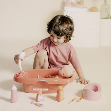 Baby Nurse Zestaw do kąpieli dla Lalek dla Małych Opiekunek wanienka i akcesoria