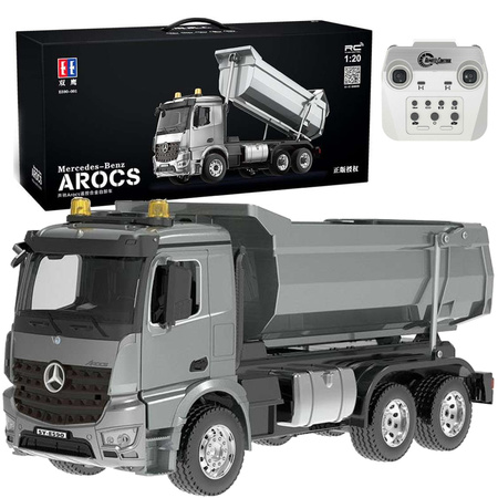 Cada Zdalnie sterowany pojazd ciężarówka wywrotka Mercedes Benz Arocs RC 1:20
