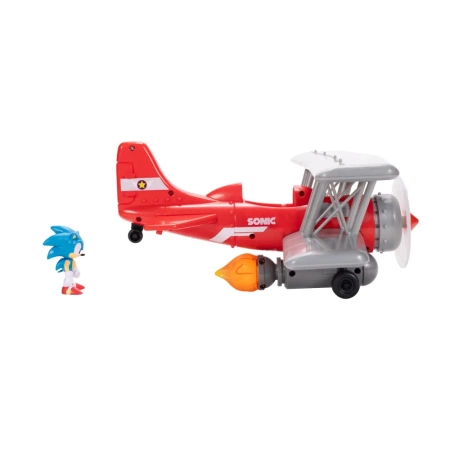 Jakks zestaw Tornado Biplane Sonic The Hedgehog figurka + samolot