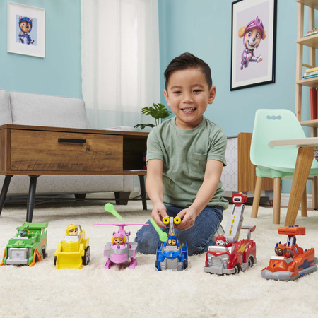 Psi Patrol Rescue Knights Rycerze Skye figurka i pojazd helikopter