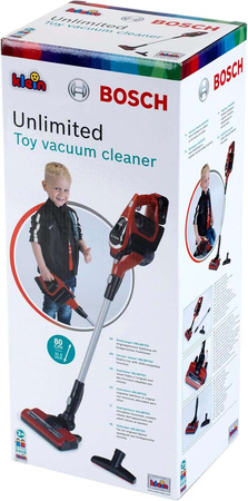 Czerwony Odkurzacz pionowy Bosch "Unlimited" dla dzieci