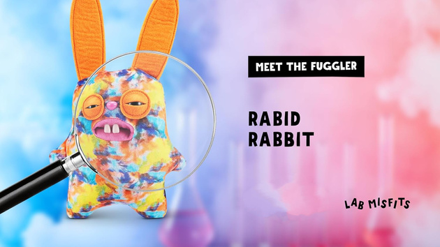 Fuggler Maskotka Rabid Rabbit Wściekły Królik 22 cm