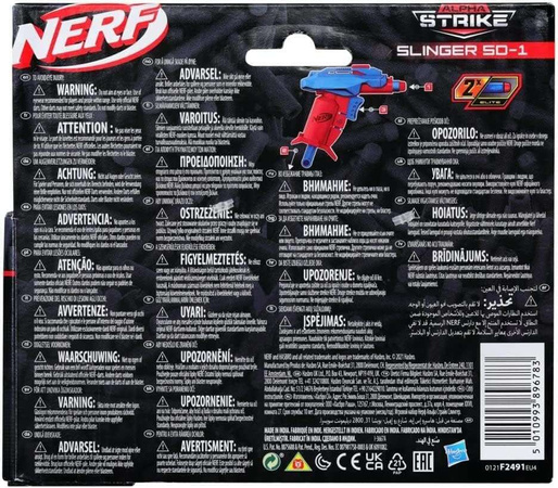 Wyrzutnia Nerf Alpha Strike Slinger SD-1 + 2 strzałki