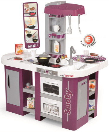 OUTLET Smoby Kuchnia dla dzieci mini Tefal Studio XL + 36 akcesoriów POWYSTAWOWY