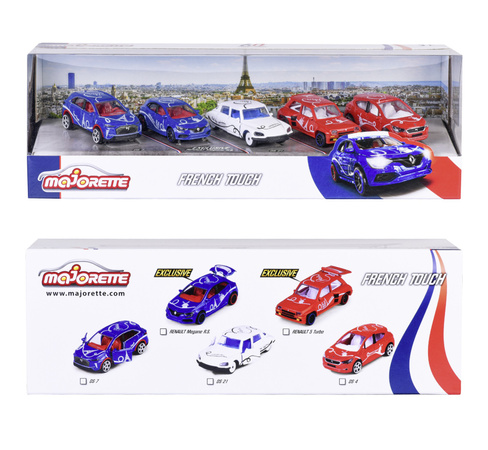 Zestaw 5 pojazdów resoraki French Touch