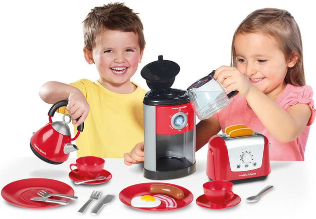 Toster Czajnik Ekspres Zestaw Śniadaniowy Kuchenny zestaw dla dzieci Morphy Richards Casdon