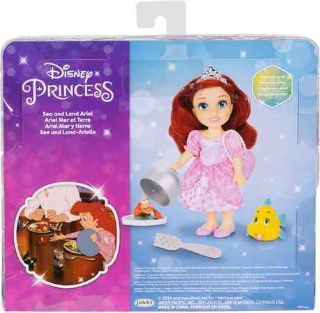 Mini lalka Disney Mała Syrenka Arielka 16 cm + akcesoria