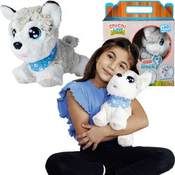 OUTLET Chi Chi Love Piesek interaktywny z apaszką 30 cm Dźwięk 3+ Happy Husky WADLIWY