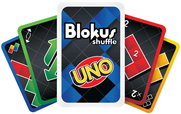 Strategiczna gra planszowa Blokus Shuffle edycja UNO