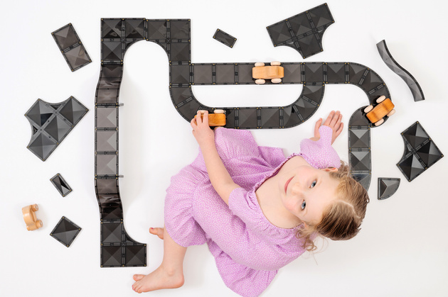 CONNETIX Drogi Roads Creative Pack Kreatywne klocki magnetyczne 48 elementów