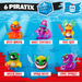 Piratix saszetka Shark Treasure seria 2 zestaw niespodzianka figurka + akcesorium