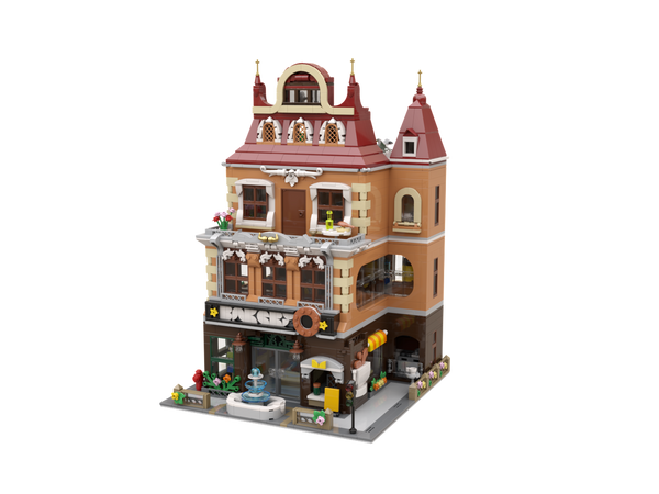 Klocki konstrukcyjne Pantasy Budynek Piekarni 2663 elementów