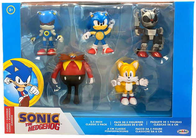 Zestaw figurek Sonic The Hedgehog 5 elementów 6 cm