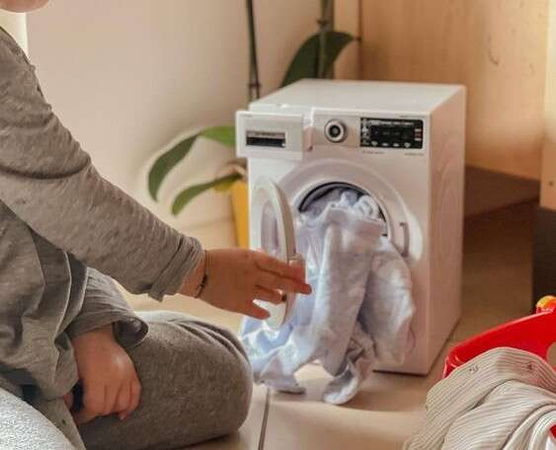 Duża Pralka Bosch dla dzieci z przepływem wody światłem dźwiękiem Klein