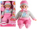 Simba lalka Laura gaworząca 40 cm ze smoczkiem i butelką WADLIWA