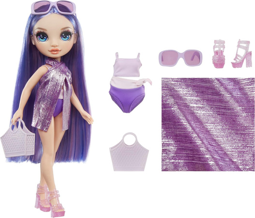 Lalka Rainbow High Violet Willow Swim & Style + akcesoria